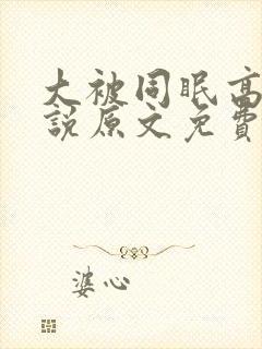 大被同眠高粱小说原文免费阅读