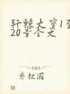 轩辕大宝1至720章全文