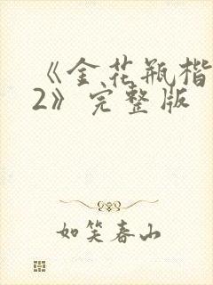 《金花瓶楷梅花2》完整版