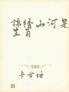 锦绣山河是什么生肖