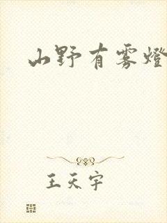 山野有雾灯