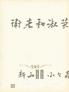 卫老和淑荣封面