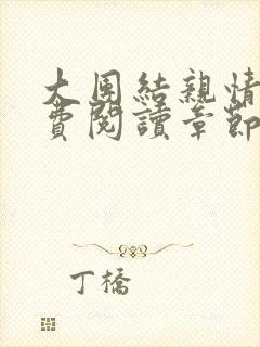 大团结亲情会免费阅读章节
