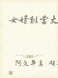 女婿难当大结局