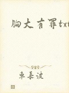 胸大有罪txt