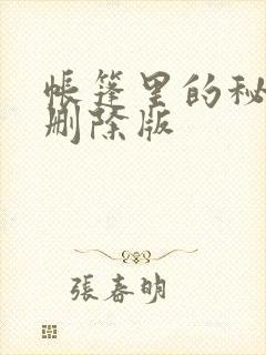帐篷里的秘密无删除版封面
