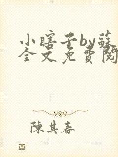 小瞎子by苏软全文免费阅读封面