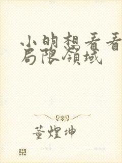 小明想看看永久局限领域封面