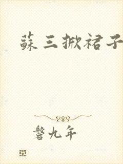 苏三掀裙子
