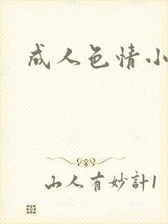 成人色情小说