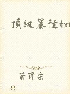 顶级暴徒txt封面