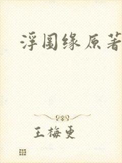 浮图缘原著小说封面