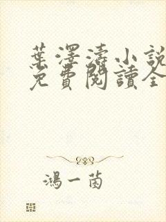 叶泽涛小说全文免费阅读全文