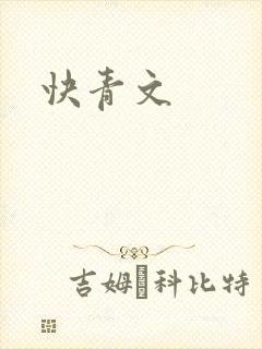 快青文封面