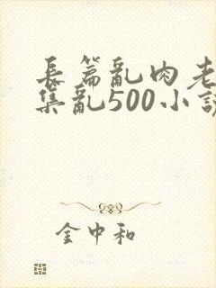 长篇乱肉老师合集乱500小说