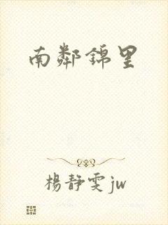 南邻锦里封面