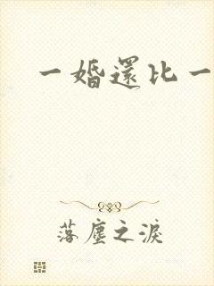 一婚还比一婚高
