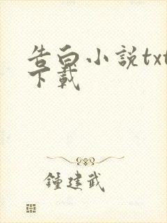 告白小说txt下载封面