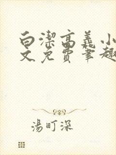 白洁高义小说全文免费笔趣阁在线阅读封面