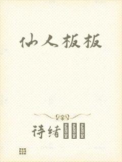 仙人板板封面