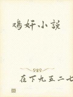 鸡奸小说