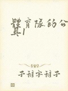 体育队的公用玩具1