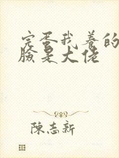 完蛋我养的小白脸是大佬