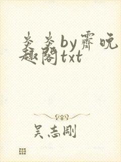 炎炎by霁晚笔趣阁txt封面