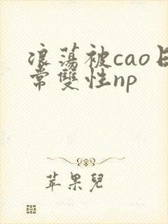 浪荡被cao日常双性np