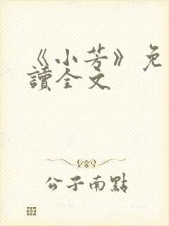 《小芳》免费阅读全文封面