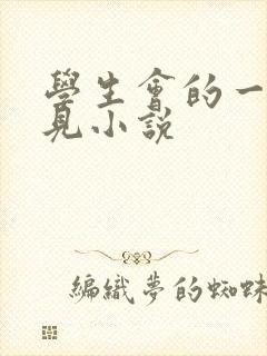 学生会的一己之见小说封面