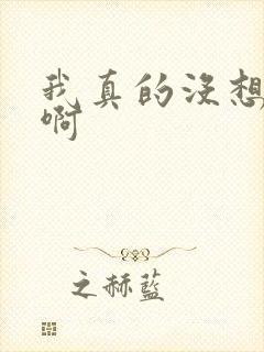 我真的没想重生啊封面