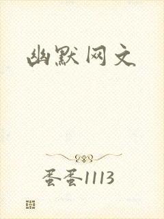 幽默网文