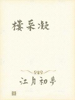 楼采凝封面