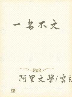 一名不文