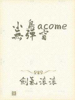 小鸟acome无弹窗封面