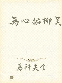 无心插柳吴悠封面