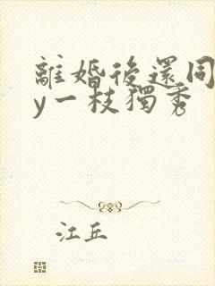 离婚后还同居by一枝独秀