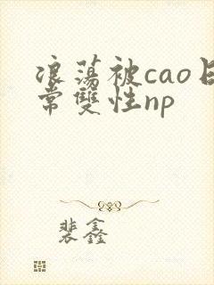 浪荡被cao日常双性np封面