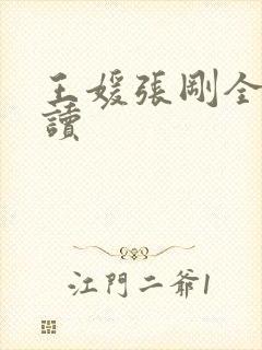 王媛张刚全文阅读封面