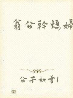 翁公干熄妇
