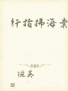 纤指拂海棠封面