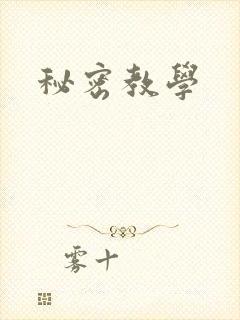 秘密教学