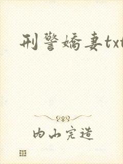 刑警娇妻txt