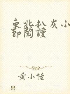 东北扒灰小说分节阅读