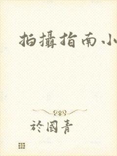 拍摄指南小说封面