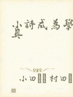 小诗成为学校教具封面