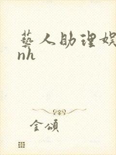 艺人助理娱乐圈nh
