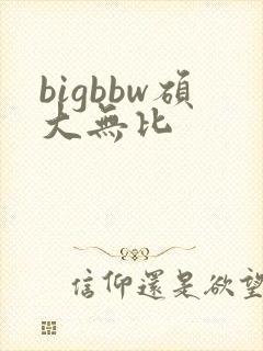 bigbbw硕大无比封面