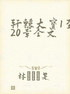 轩辕大宝1至720章全文